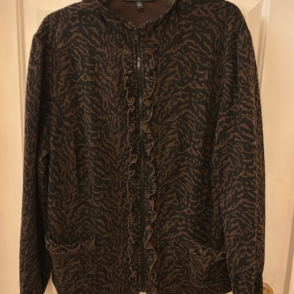 Zip jacket w pockets